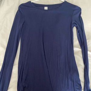 navy long sleeve